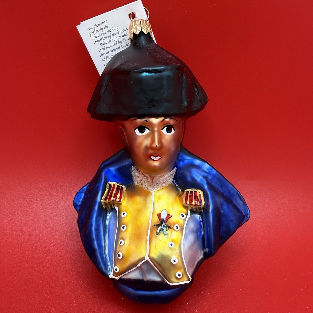 Vintage 1997 Radko‎ "Marquis De Lafayette" Patriots Series Christmas Ornament